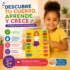 Niña aprendiendo partes del cuerpo con juego Montessori