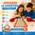 Juego didáctico de deletreo para niños que estimula la creatividad, memoria y aprendizaje del lenguaje.